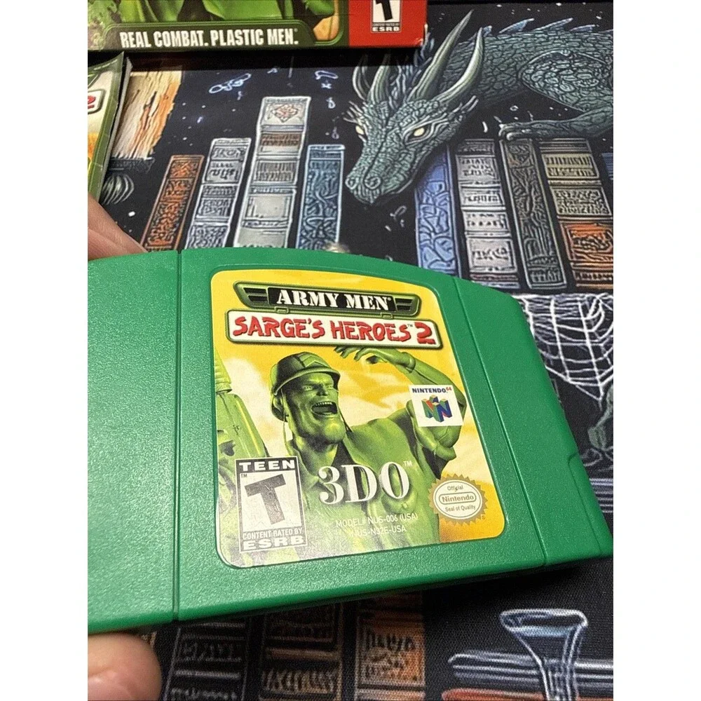 Army Men: Sarge's Heroes 2 Nintendo 64 N64 CIB Tested